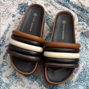 Tory Burch Quilted Flatform Nappa Leather